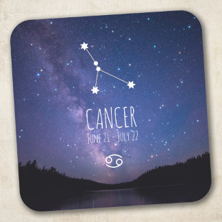 Cancer | Personalized Zodiac Constellation Square Sticker