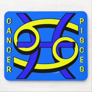 Cancer & Pisces BY Mouse Mat