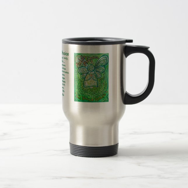 Cancer Poem Guardian Angel Art Coffee Cup (Right)