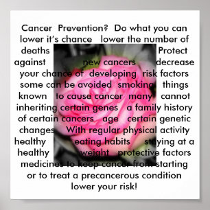 Cancer  Prevention Poster