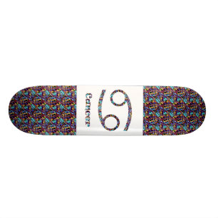 Cancer Psychedelic Skateboard