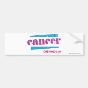 Cancer Purple Bumper Sticker