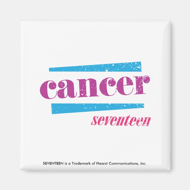 Cancer Purple Magnet (Front)