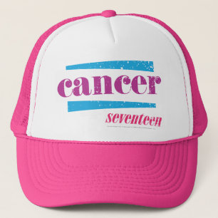 Cancer Purple Trucker Hat