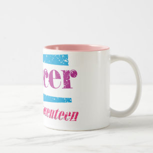 Cancer Purple Two-Tone Coffee Mug