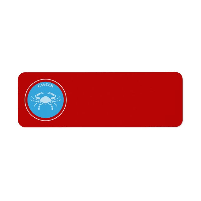 Cancer Return Address Label (Front)