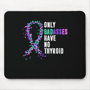 Cancer Ribbon Thyroidectomy Removal Surgery Bades  Mouse Mat