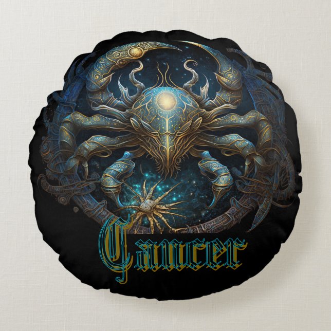 Cancer Round Cushion (Front)
