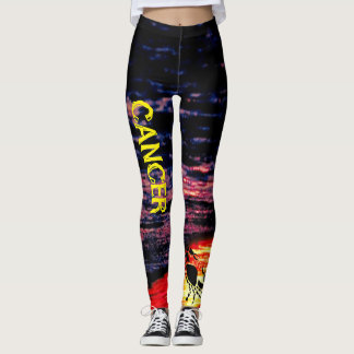 Cancer Running/Workout/Hangout Leggings