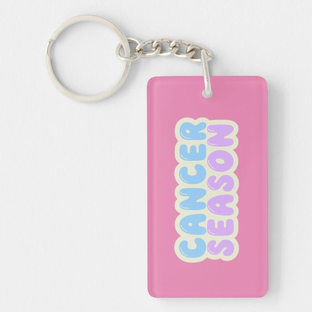 Cancer Season - Zodiac Key Ring (Front)