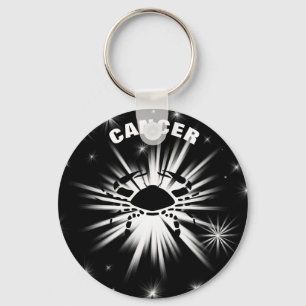 Cancer sign key ring