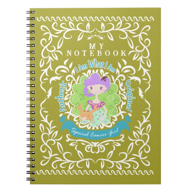 Cancer Sign. Notebook (Front)