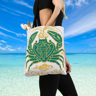 Cancer Sign of the Zodiac on a Tote Bag