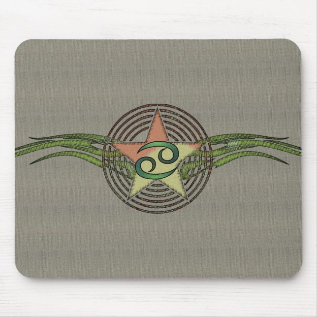 Cancer Star Mouse Mat (Front)