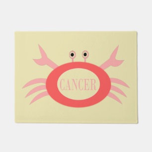 Cancer Star Sign Crab Doormat