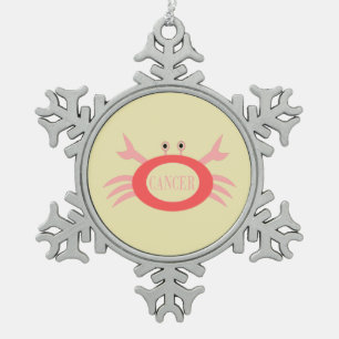 Cancer Star Sign Crab Ornament
