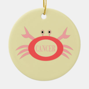 Cancer Star Sign Crab Ornament