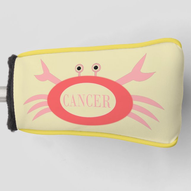 Cancer Star Sign Crab Putter Cover (Front)