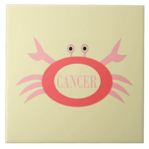 Cancer Star Sign Crab Tile