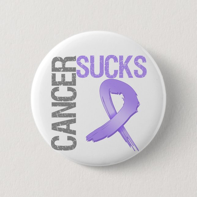 Cancer SUCKS 6 Cm Round Badge (Front)