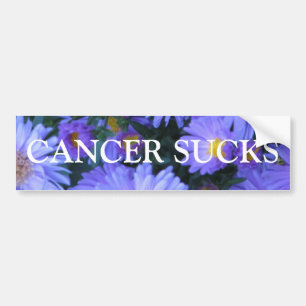 CANCER SUCKS BUMPER STICKER