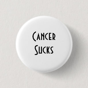 Cancer Sucks: Lung Cancer 3 Cm Round Badge