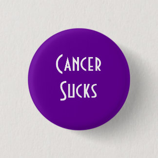 Cancer Sucks: Pancreatic, Leiomyosarcoma Cancer 3 Cm Round Badge