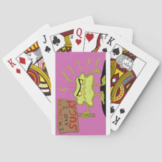 Cancer sucks playing cards
