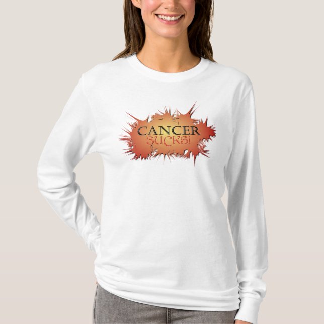 Cancer Sucks T-Shirt (Front)