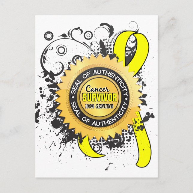 Cancer Survivor 23 Sarcoma Postcard (Front)