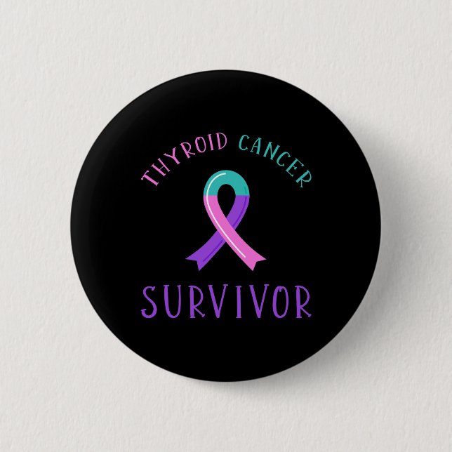 Cancer Survivor 2  6 Cm Round Badge (Front)