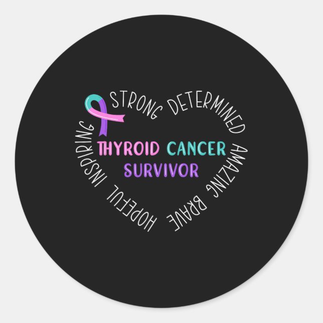 Cancer Survivor 5  Classic Round Sticker (Front)