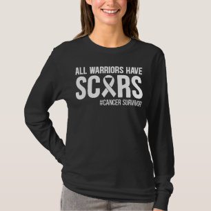 Cancer Survivor All Warriors Have Scars T-Shirt