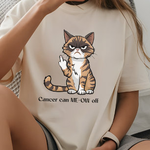 Cancer survivor angry cat Shirt, unhinged gift T-Shirt
