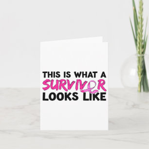 Cancer Survivor Awareness Apparel  Card