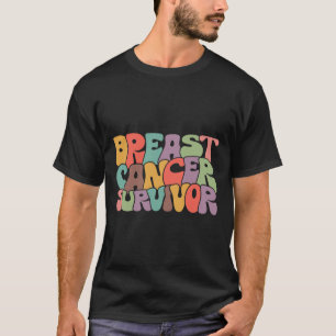 Cancer Survivor Awareness Warrior Support Pink Rib T-Shirt