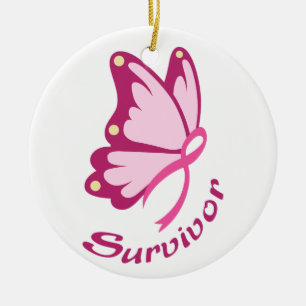 Cancer Survivor Ceramic Tree Decoration