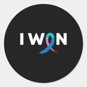 Cancer Survivor  Classic Round Sticker