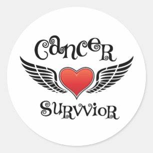Cancer Survivor Classic Round Sticker