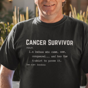 Cancer Survivor Definition, sarcastic awareness  T-Shirt