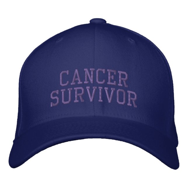 Cancer Survivor Embroidered Hat (Front)