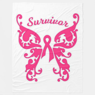 CANCER SURVIVOR FLEECE BLANKET