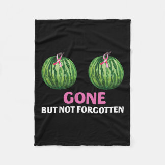 Cancer Survivor Mastectomy Gone But Not Forgotten Fleece Blanket