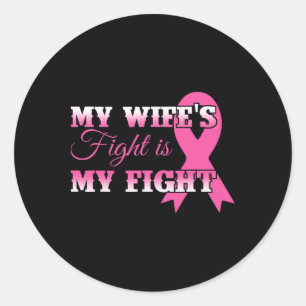 Cancer Survivor Support Breast Cancer Awareness Gi Classic Round Sticker