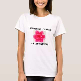 Cancer Survivor T-shirt with words of encouragment