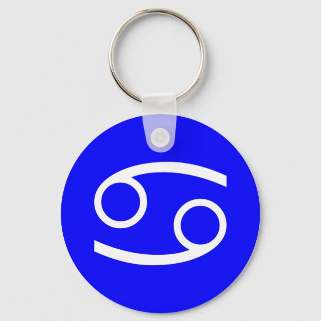 Cancer Symbol Key Ring (Front)
