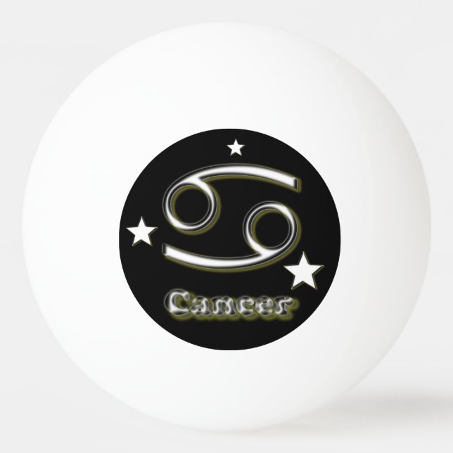 Cancer symbol ping pong ball (Front)