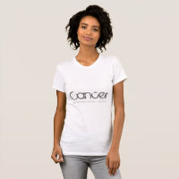 Cancer Tee-shirt In White