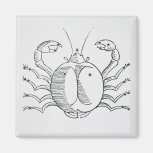 Cancer (the Crab) an illustration from the 'Poetic Magnet