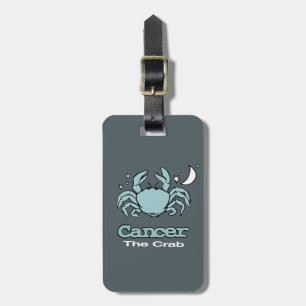 Cancer The Crab horoscope id luggage tag
